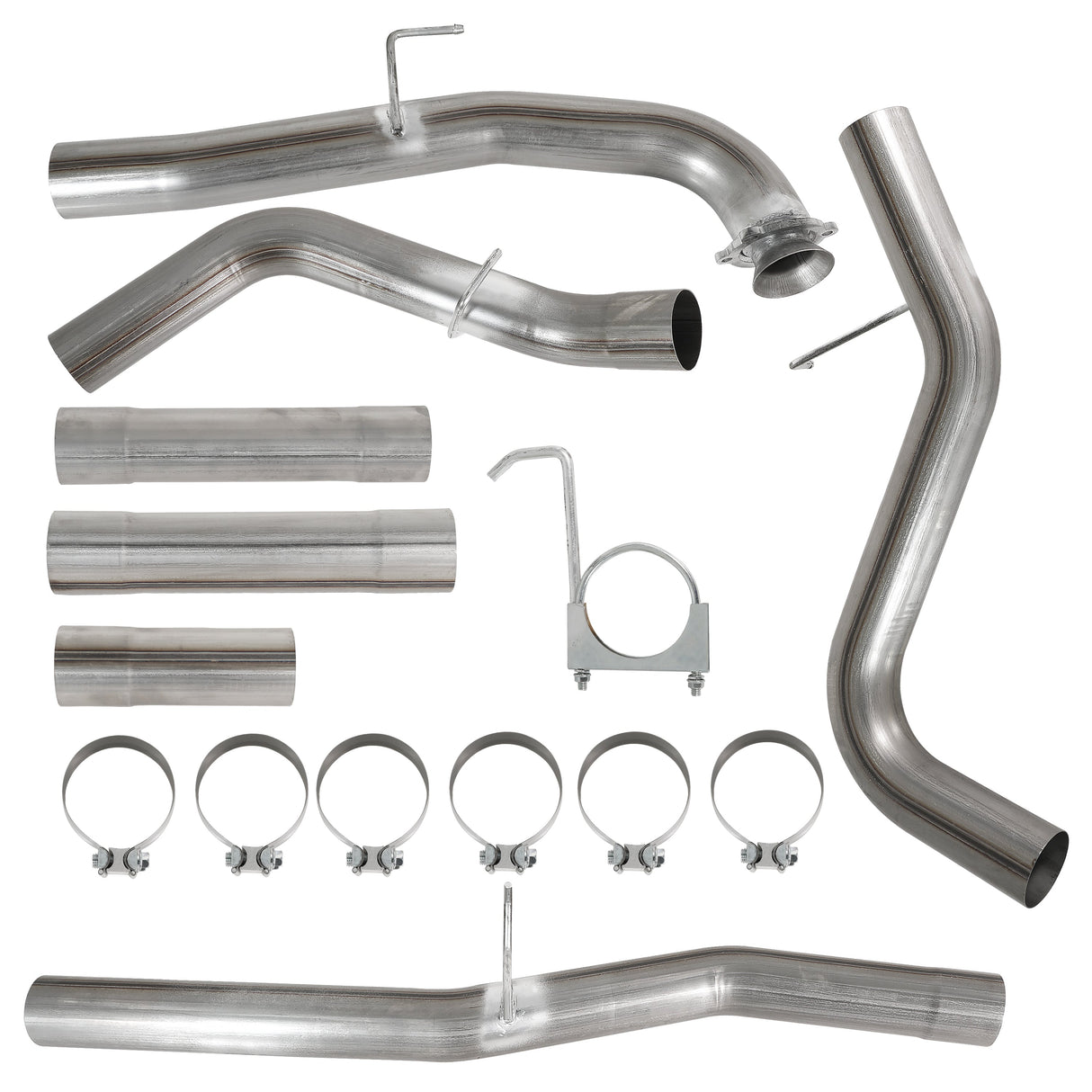 TruckTok 2020-2023 6.6L Duramax L5P 4" DPF Delete pipe & 3.5" Downpipe w/EGR Delete kit TruckTok