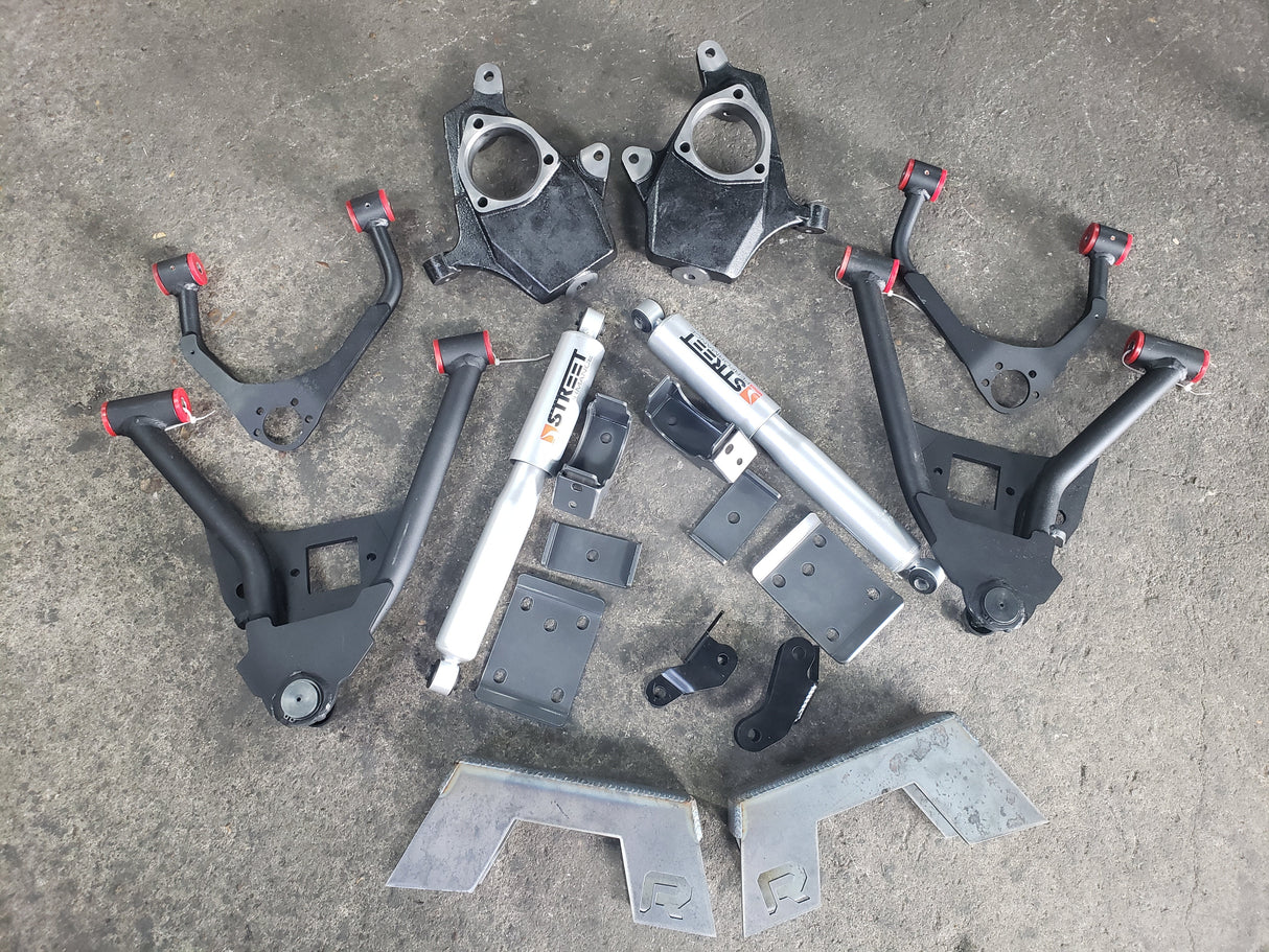 2014-2018 Silverado 5/7 & 5/8 Drop Kit Fits All Cabs