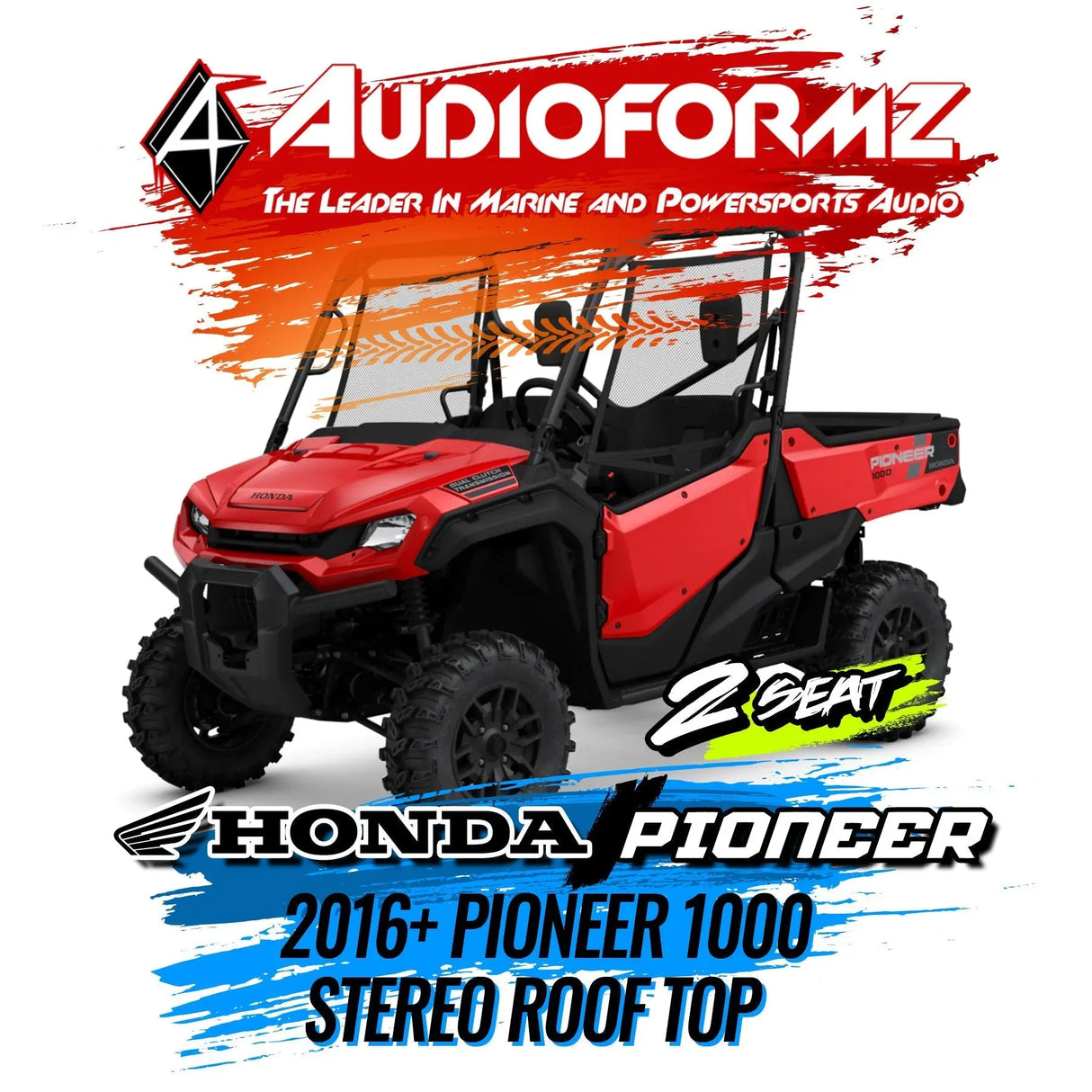2016+ Honda Pioneer 1000 Stereo Tops (2-Door) Honda