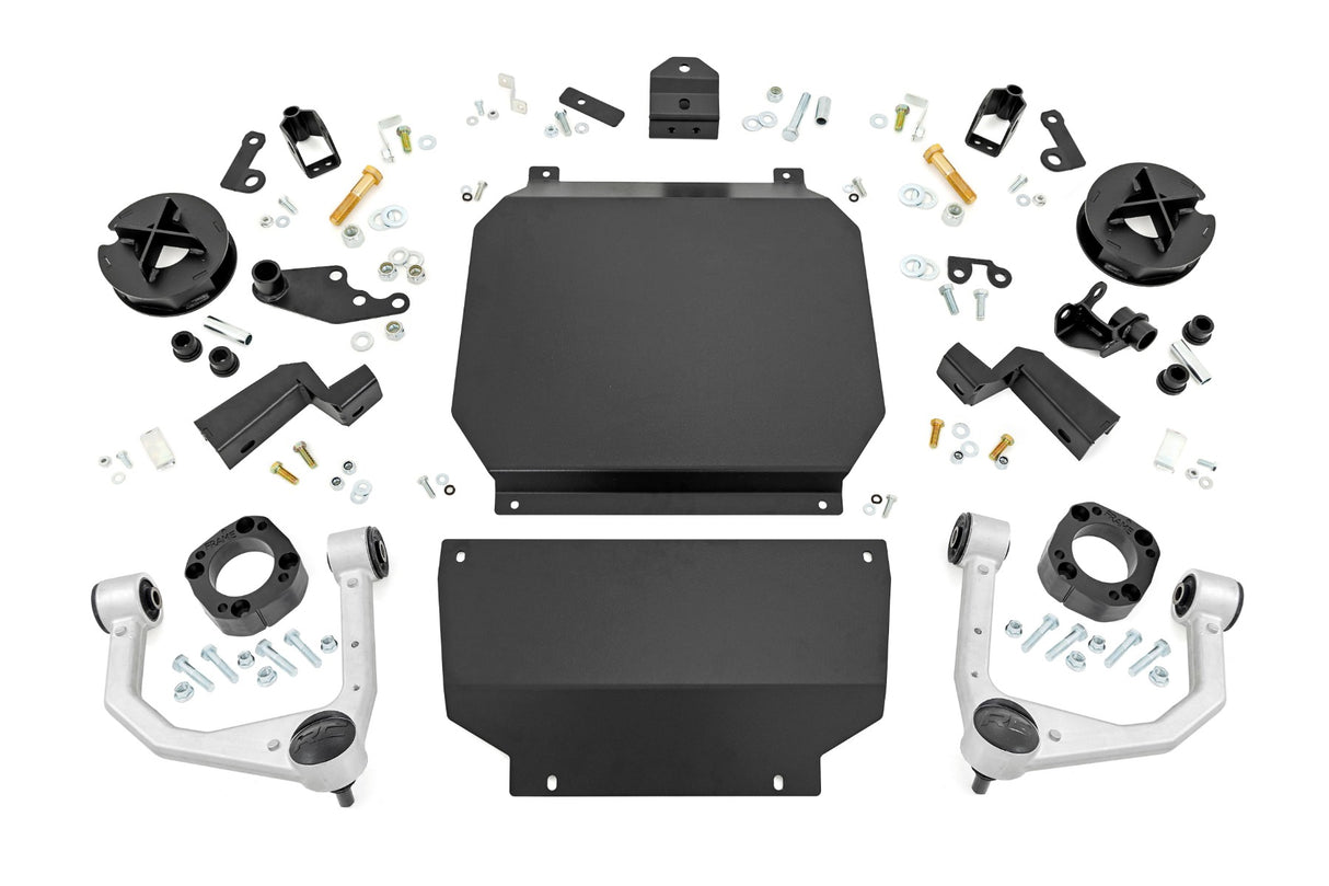 Rough Country 3.5 Inch Lift Kit Toyota Tundra 4WD 2022-2026 70331-config