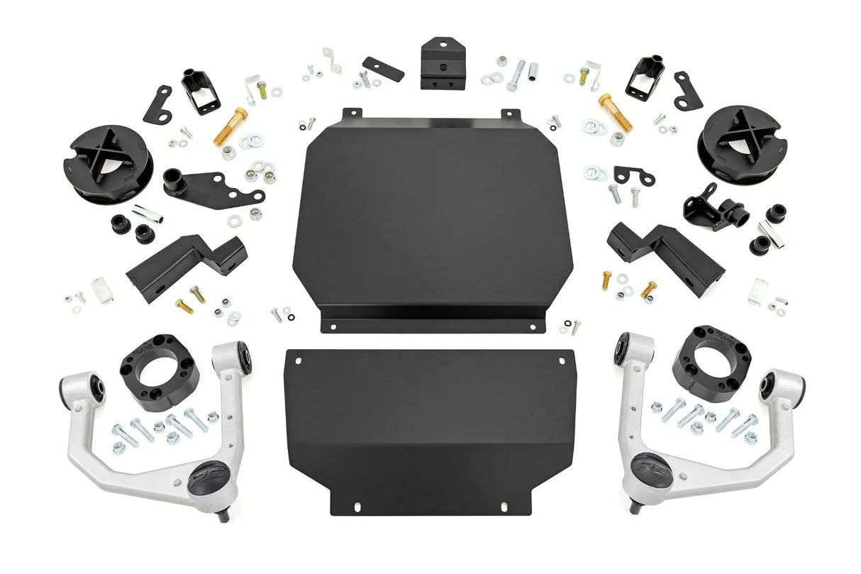 Rough Country 3.5 Inch Lift Kit Toyota Tundra 4WD 2022-2026 70331-config