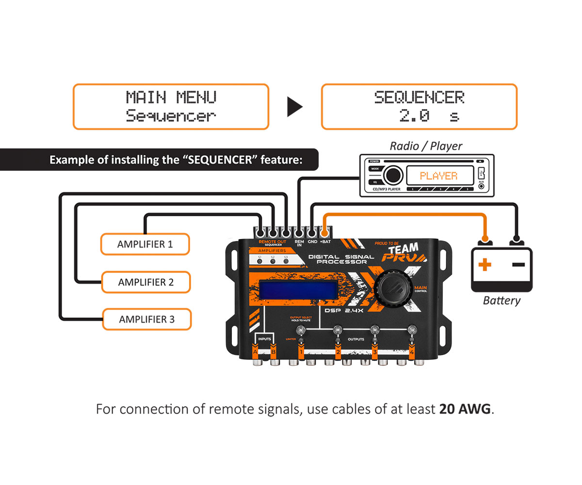PRV Audio DSP 2.4X TEAM 4-Channel Digital Signal Processor