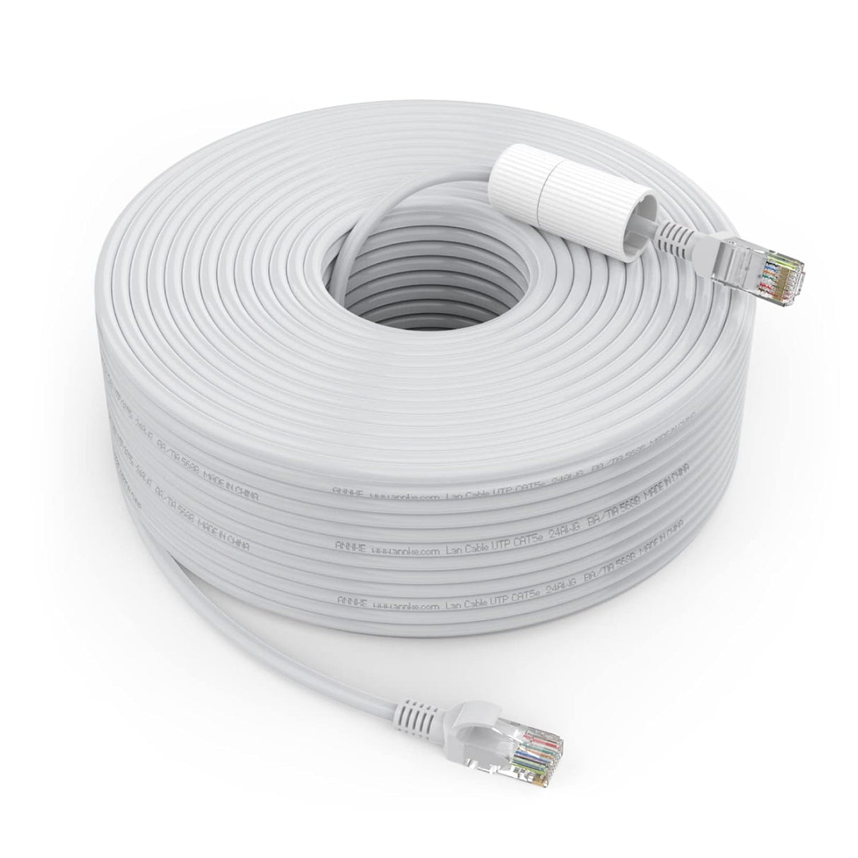 RJ45 LAN Ethernet Cable for PoE IP Cameras, NVR Systems, Modems, PCs & Gaming Consoles | Indoor/Outdoor Use TekShack