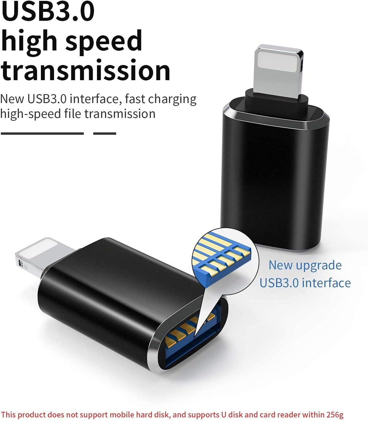 Apple MFi Lightning to USB 3.0 Female OTG Adapter for iPhone & iPad TekShack