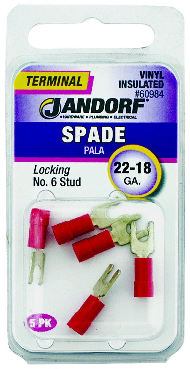 Term Spade-Lock 22-18 Vinyl #6 #60984 Jandorf