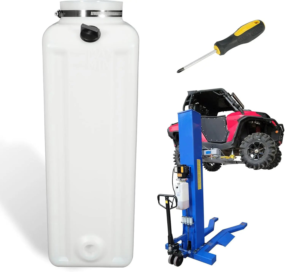 Leaptrend Oil Reservoir Tank with Clamp & Wrench Tool for DURO Power Units 1 Set