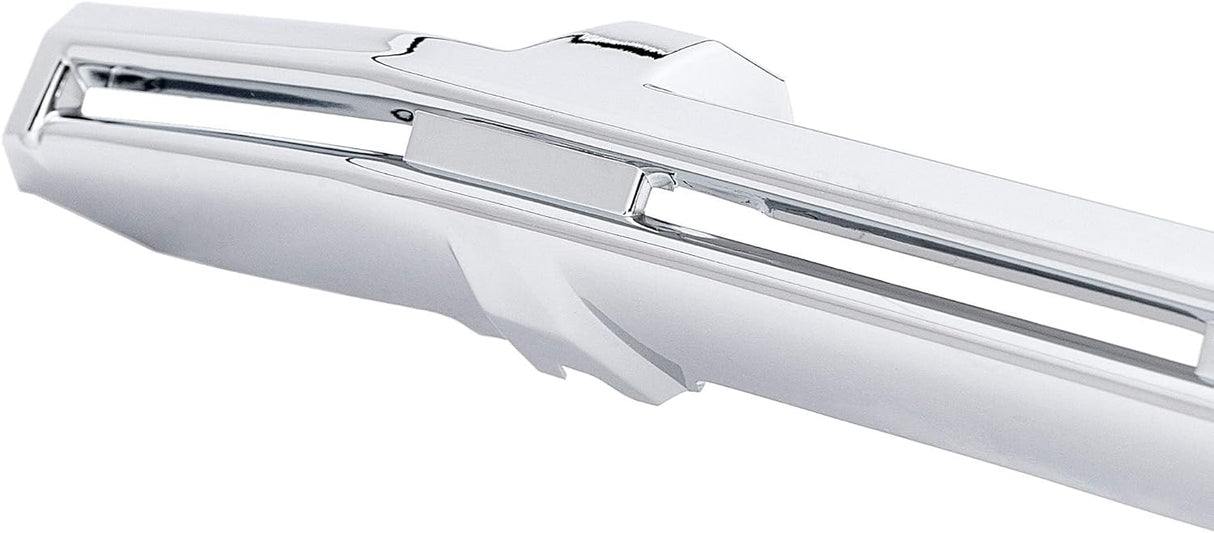 Front Grille Overlay Trim 4 Piece Set Chrome Finish