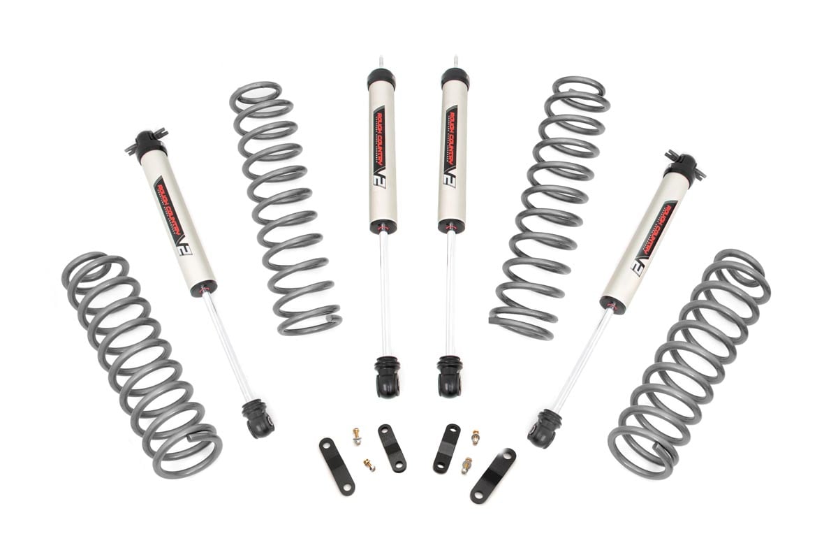 Rough Country 2.5 Inch Suspension Lift Kit Jeep Wrangler JK 4-Door 2WD/4WD 2007-2018 67930