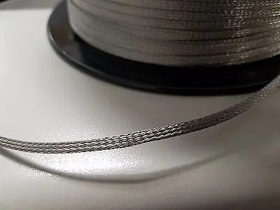 10 FEET 1/8 BRAIDED BRAID STAINLESS EXPANDABLE SLEEVE WIRE HARNESS LOOM ACDC
