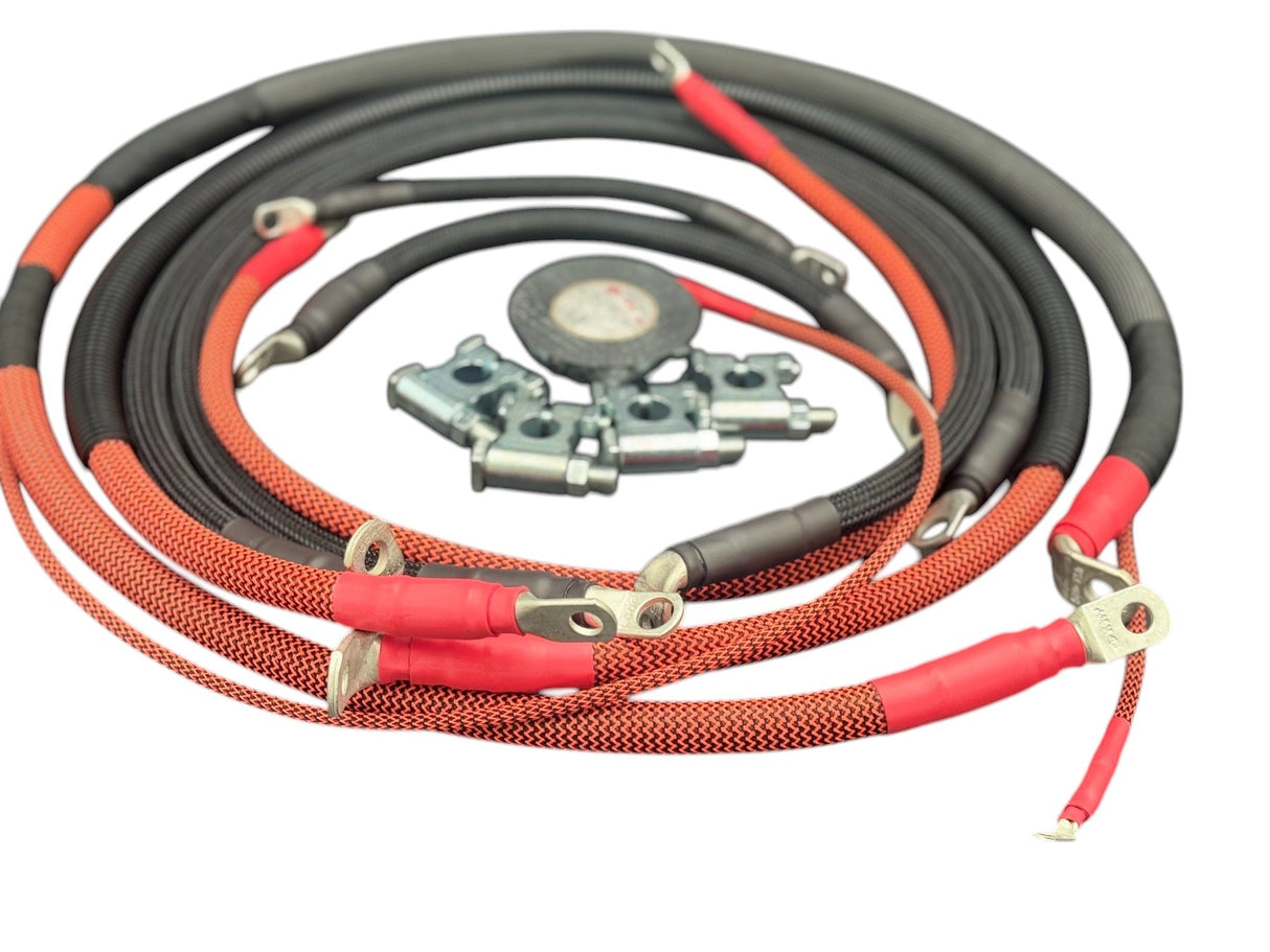 Battery Cable Kit - 7.3L Diesel - 1988-1997 Ford F-Series Performance Custom Cables