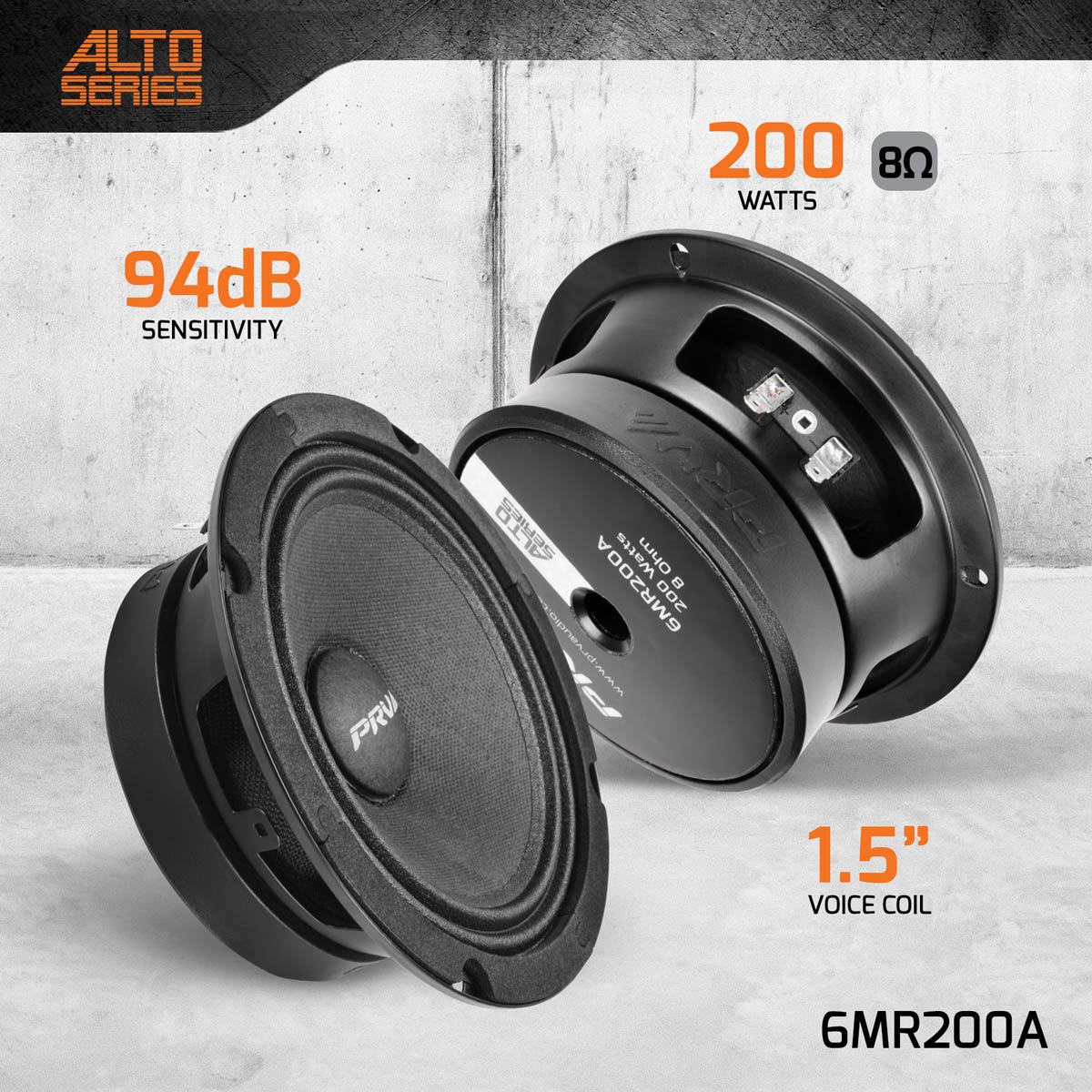 PRV 6MR200A Midrange PRV Audio