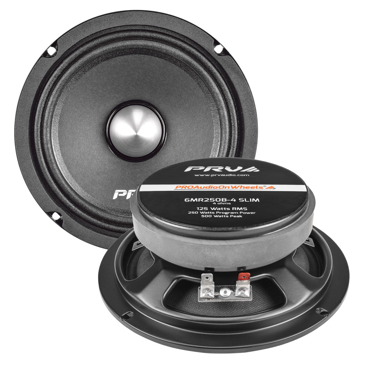 2x 6MR250B-4 SLIM TW350Ti-4 SLIM (PAIR) PRV Audio