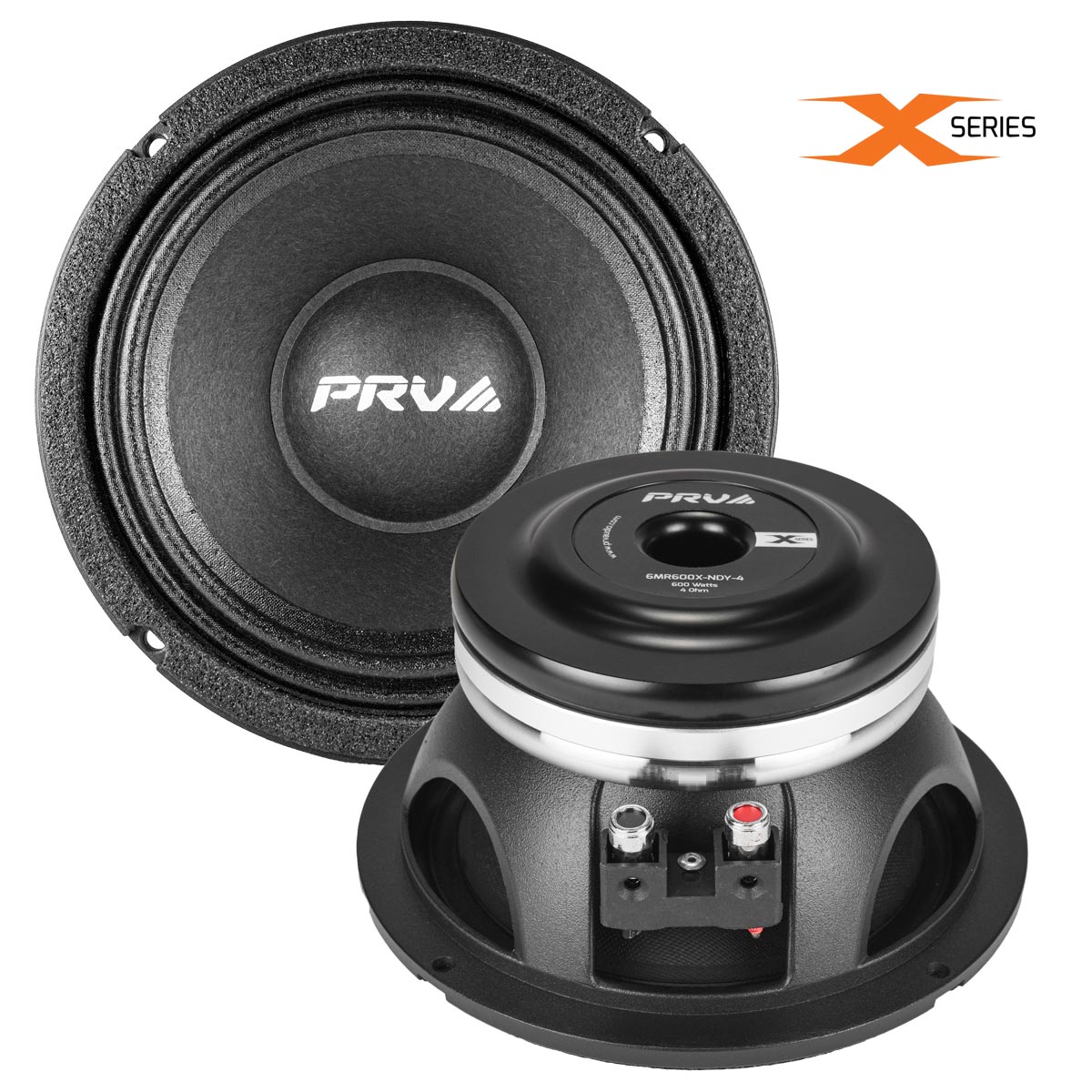 PRV Audio 6MR600X-NDY-4 6.5" 600W Neodymium Midrange Speaker (Single) PRV Audio