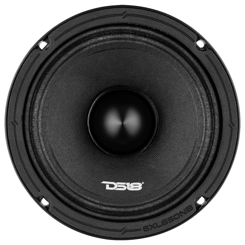 DS18 6XL650NB-4 6.5" 325W RMS Midrange Speaker 4-Ohm (Single) DS18