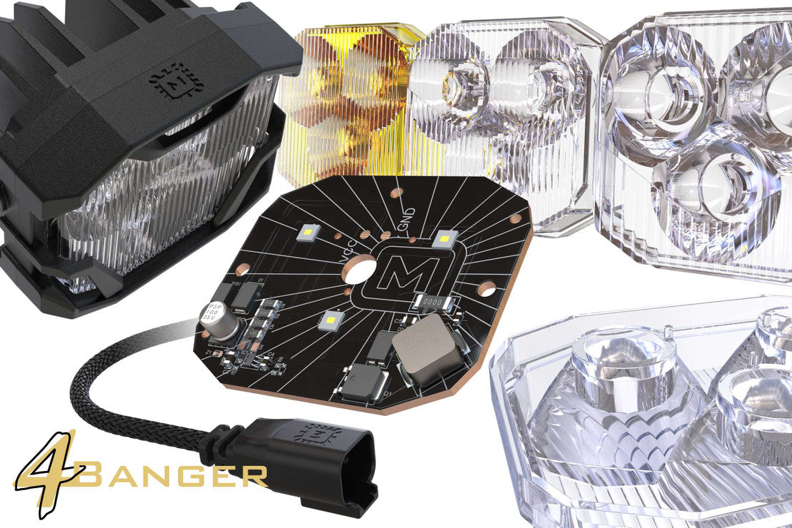 Morimoto 4Banger Fog Lights | '07-'18 JK Wrangler