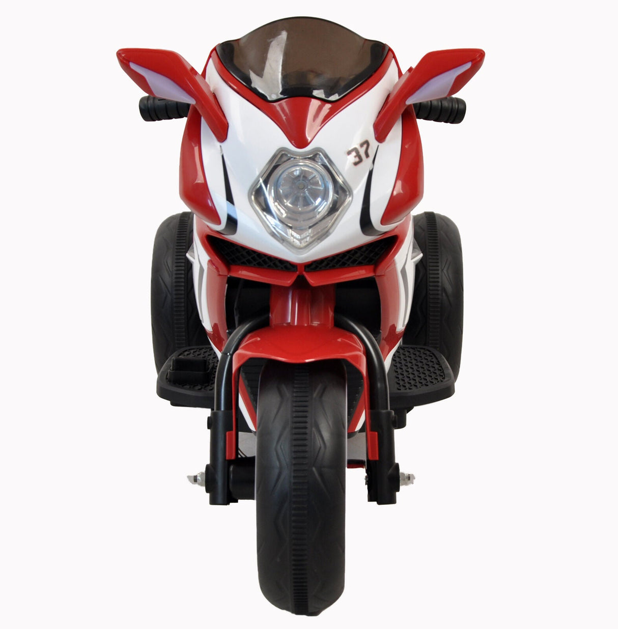 6V Kids Electric Ride-On Motorcycle with One-Button Start and Music - 66LB Bearing Toy Gift