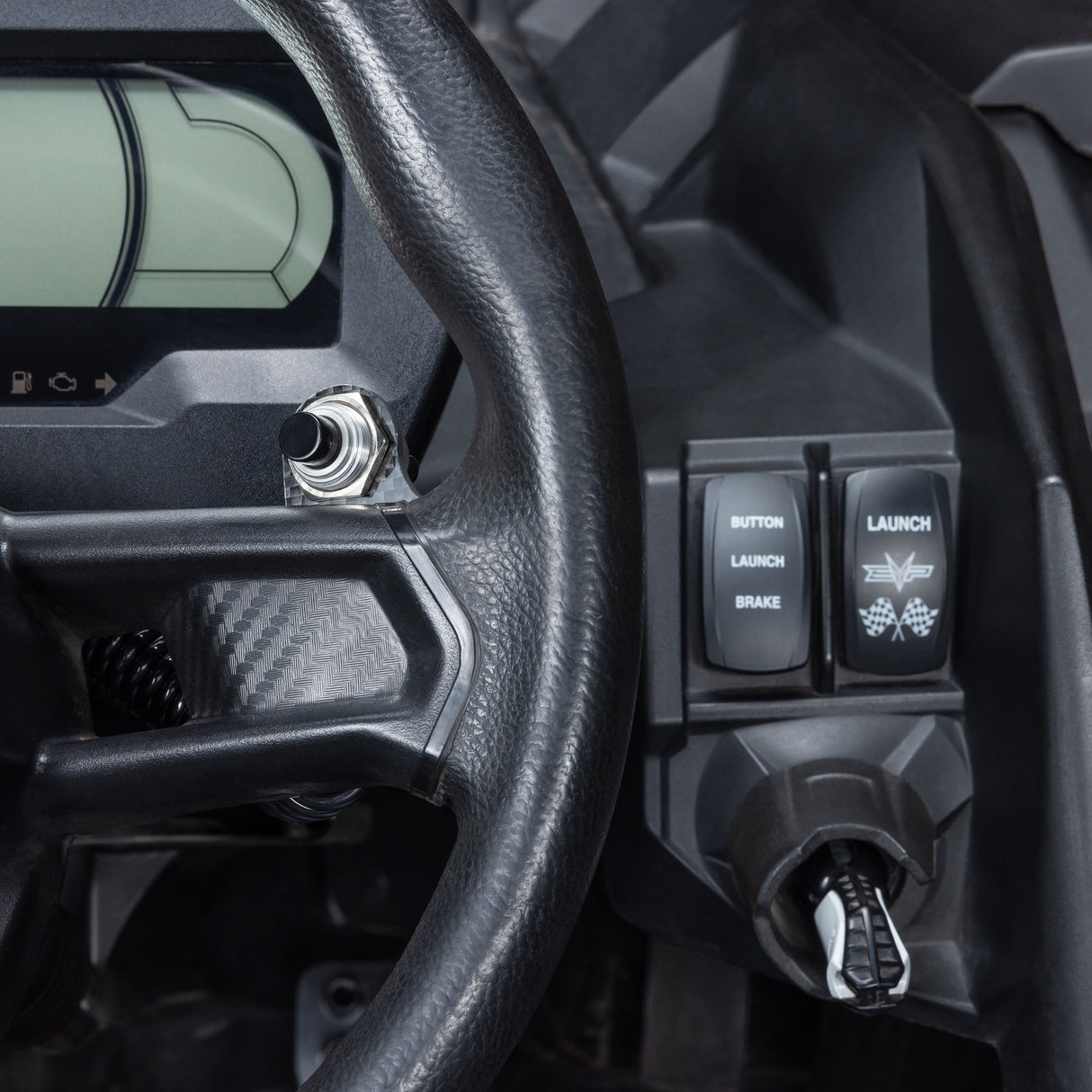 Can-Am Maverick X3 Steering Wheel Launch Button for EVP Launch Control & RLC/Anti-Lag