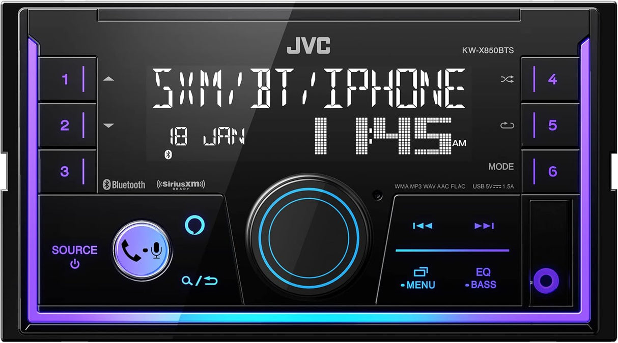 JVC KW-X850BTS Double DIN Digital Media Receiver JVC