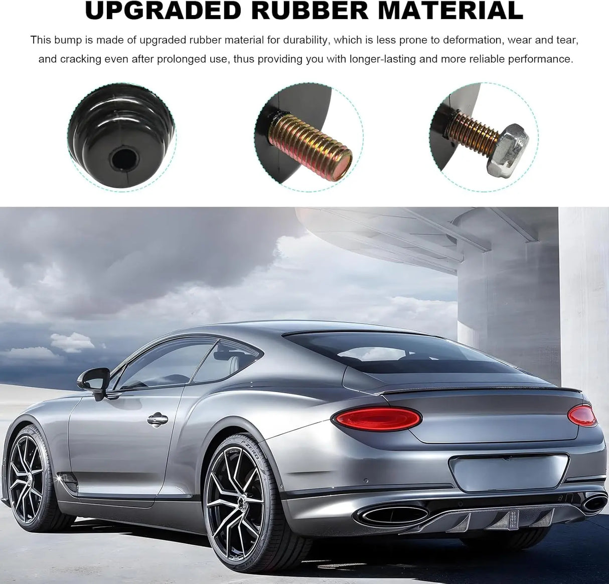 YTFRL Suspension Bump Stop Extra Strength Rear Rubber Stopper YTFRL-6600ND 2-Pack