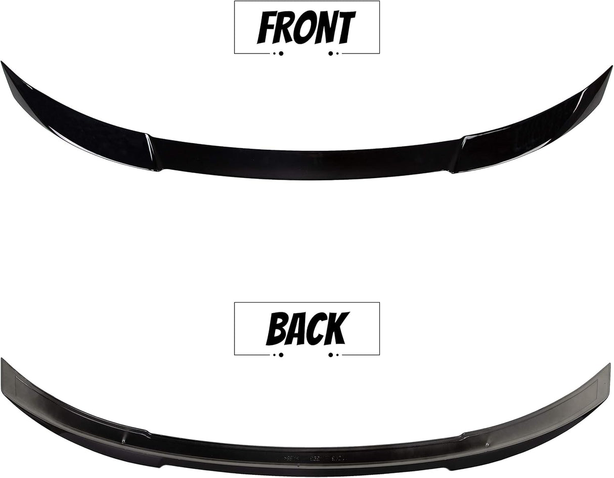 High-Kick Duckbill Rear Trunk Spoiler Wing 2018-2022 Sedan Glossy Black