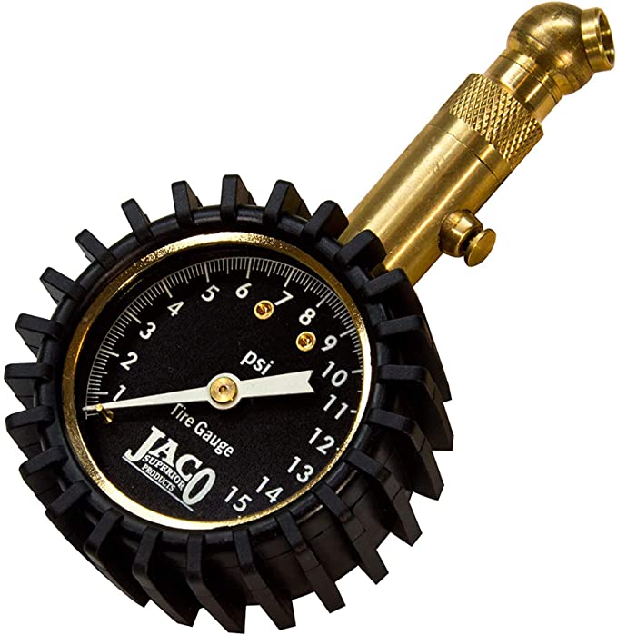 JACO Elite Low Pressure Tire Gauge - 15 PSI