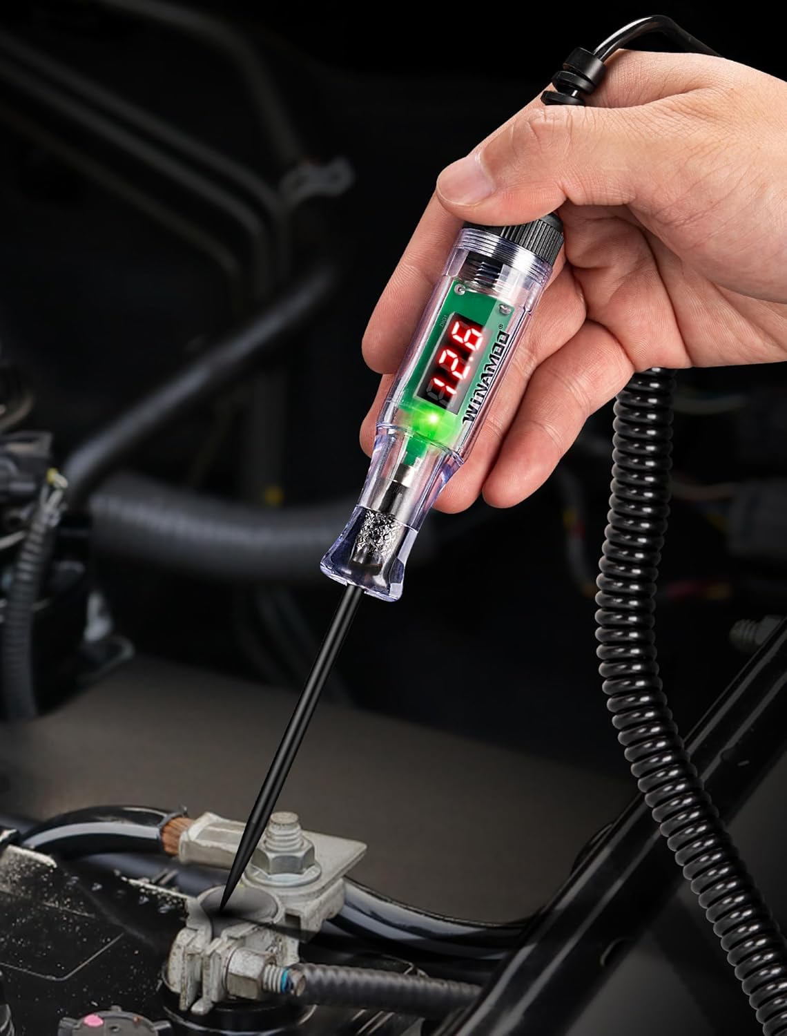 3-48V Automotive LED Voltage Tester with Polarity Indicator TekShack