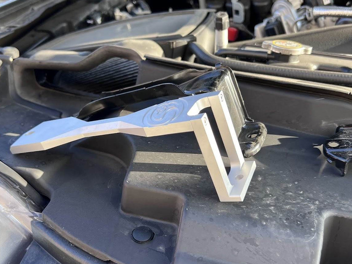 (Sold Out) S&B Filters 72-1000 Billet Battery Hold-Down Brackets, 2011-2022 Ford 6.7L Powerstroke S&B Filters
