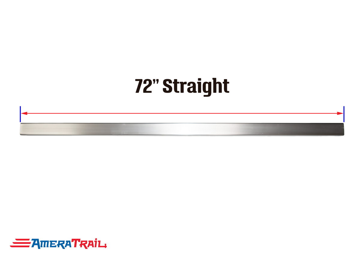 72 X 3 X 3" Straight Cross Member, 1/4" Wall, Structural Aluminum