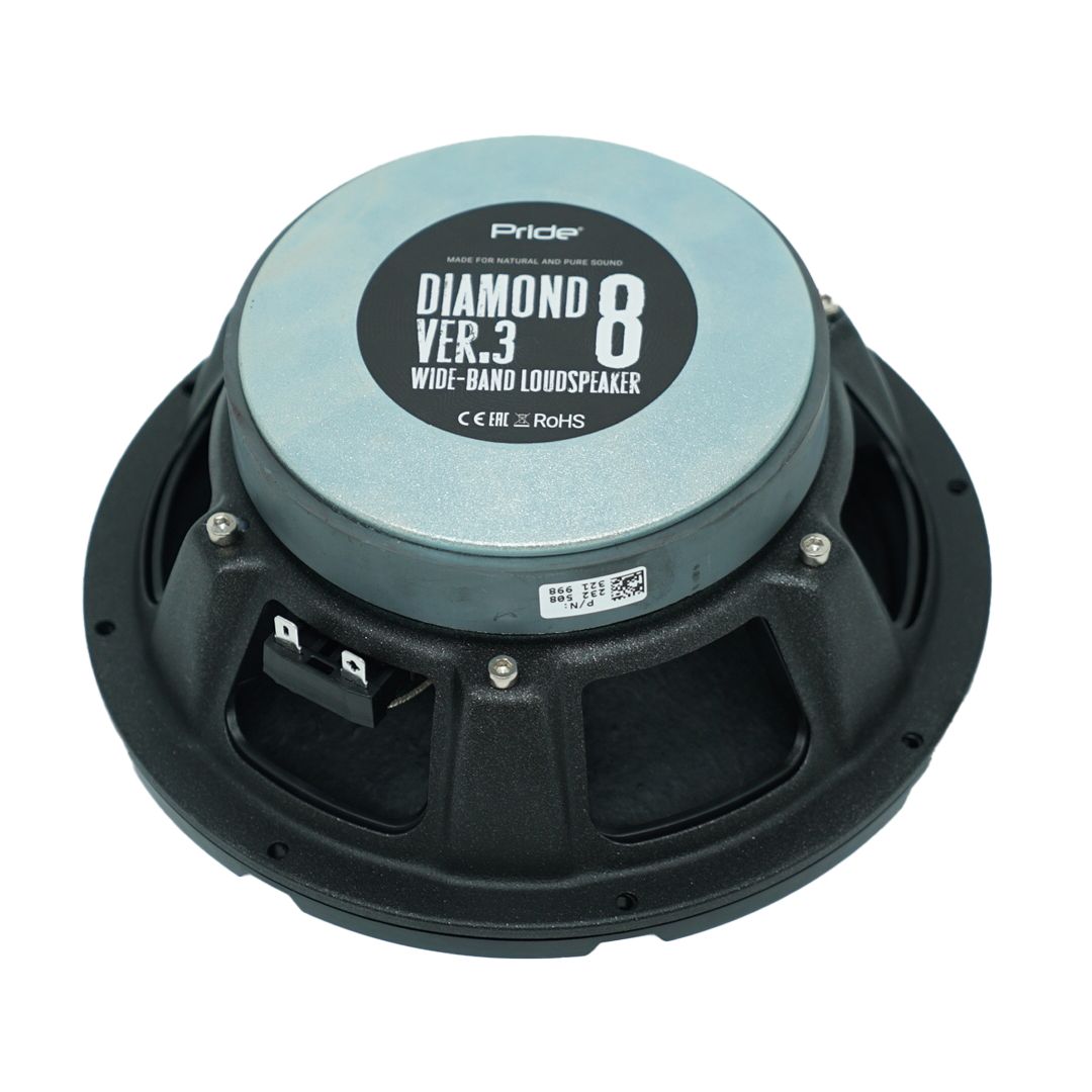 Pride Diamond 8" v3 300W RMS Midrange Speakers (Pair) Pride Audio