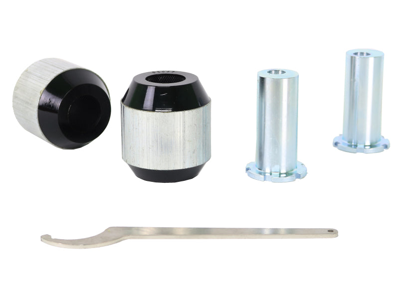 Kit de bagues inférieures de bras de suspension avant Whiteline 18-23 Kia Stinger à double décalage