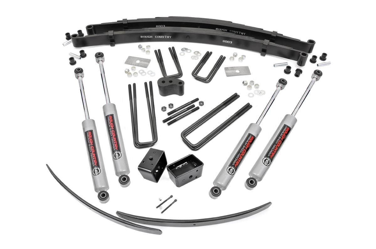 4 Inch Lift Kit | Rear Blocks | Dodge/Plymouth Ramcharger/Trailduster (74-77)