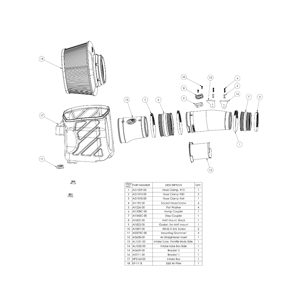 Cold Air Intake For 2025-2026 RAM 1500 RHO S&B