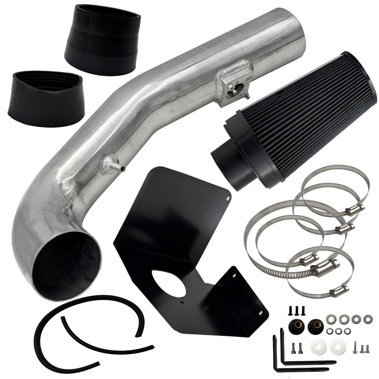 Trucktok 2009-2013 4.8L 5.3L 6.0L Chevy GMC 1500 Cold Air Intake w/Heat Shield TruckTok