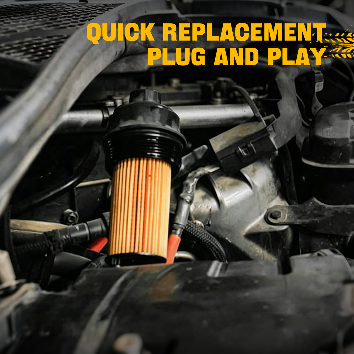 Trucktok 2003-2010 6.0L 6.4L Ford Powerstroke Diesel Oil Filter Replaces FL2016 TruckTok