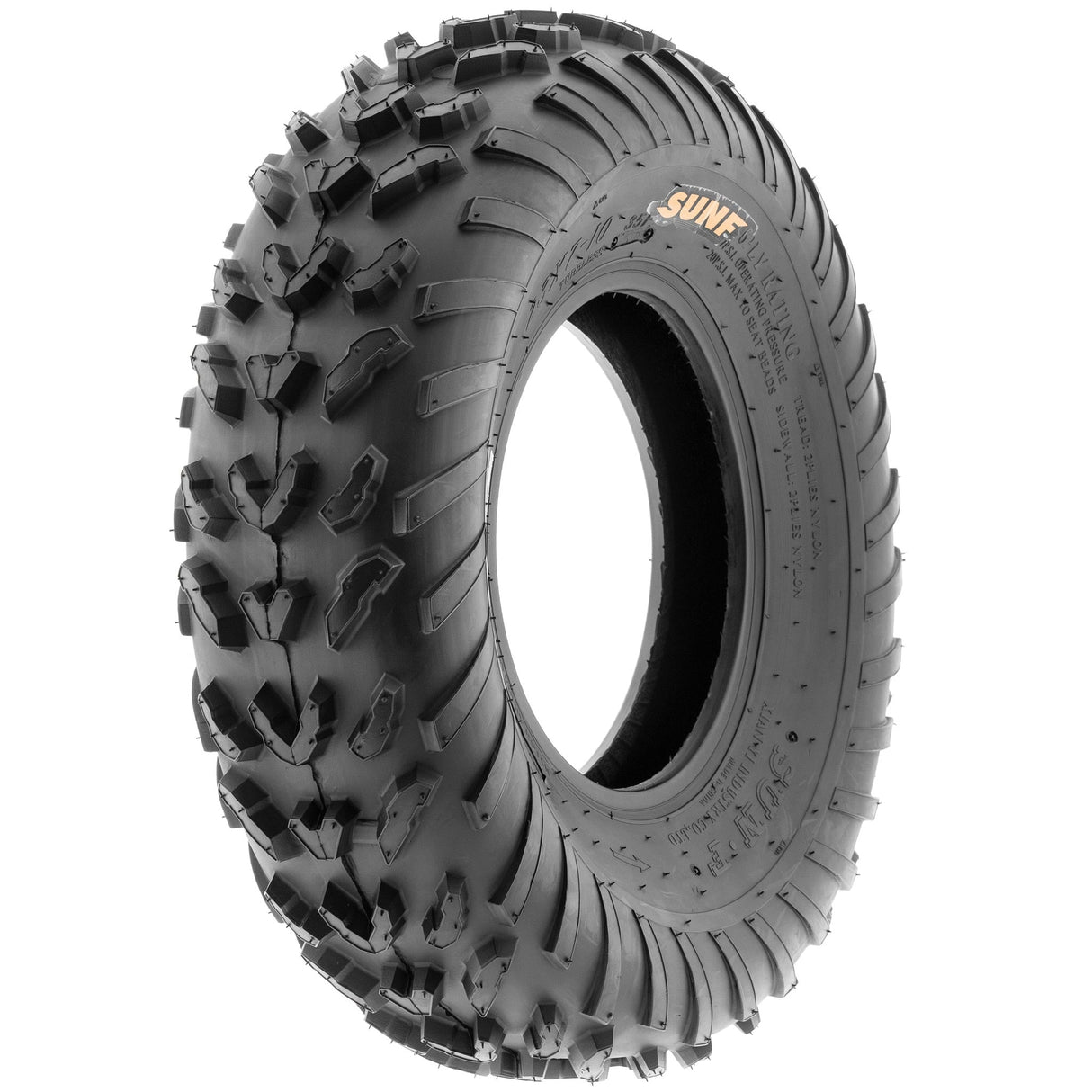 SunF ATV TIRE/UTV TIRE All Terrain 4 PR/6 PR Tubeless A007 (set of 2) SUNF