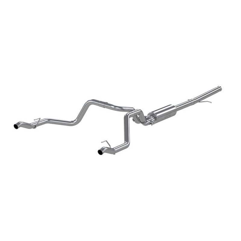 MBRP 2019 Chevrolet Silverado 1500 4,3 L/5,3 L 2,5 po Cat Back Double sortie arrière - Aluminisé
