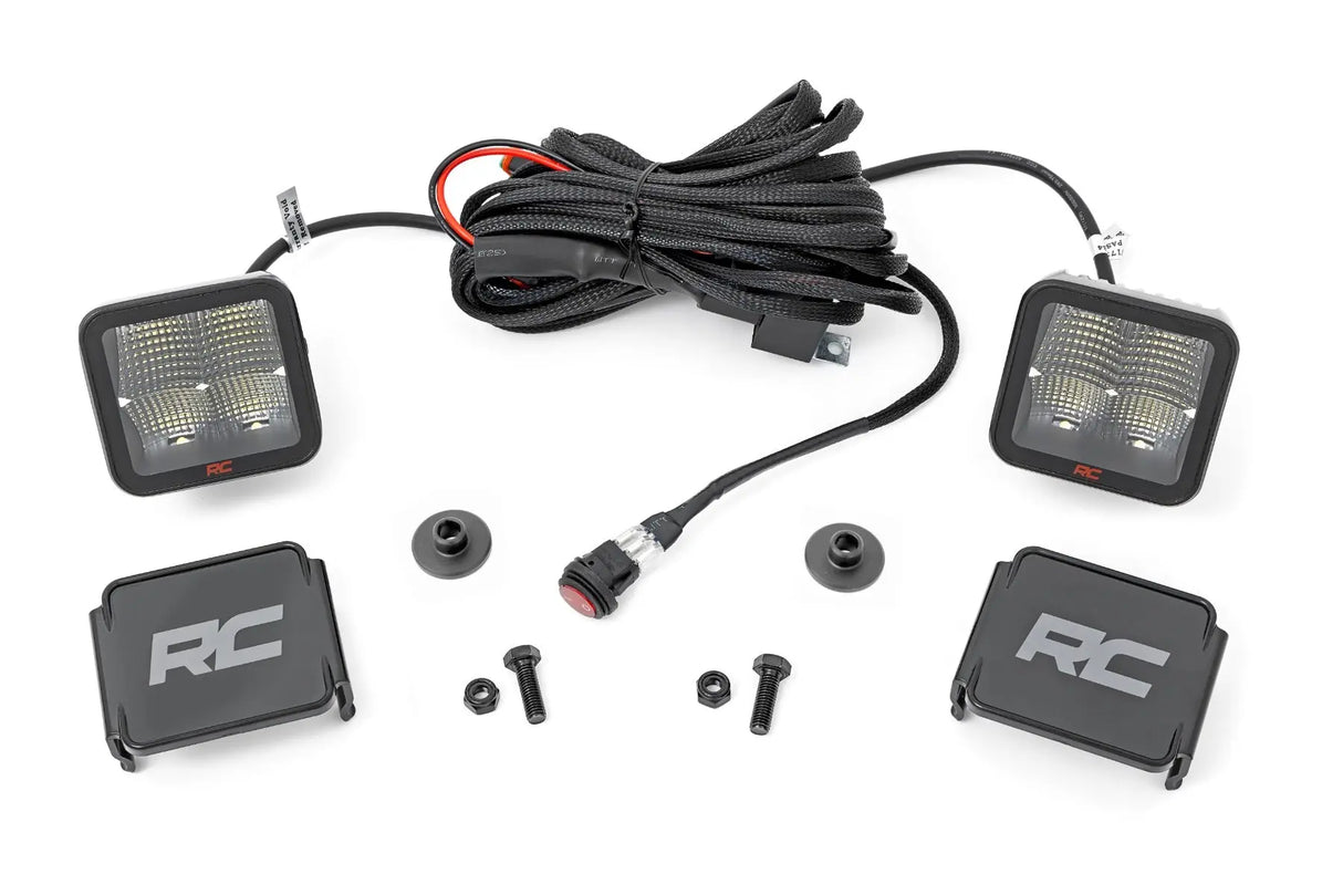 Rough Country LED Ditch Light Kit Ford Bronco 4WD 2021-2026 71046