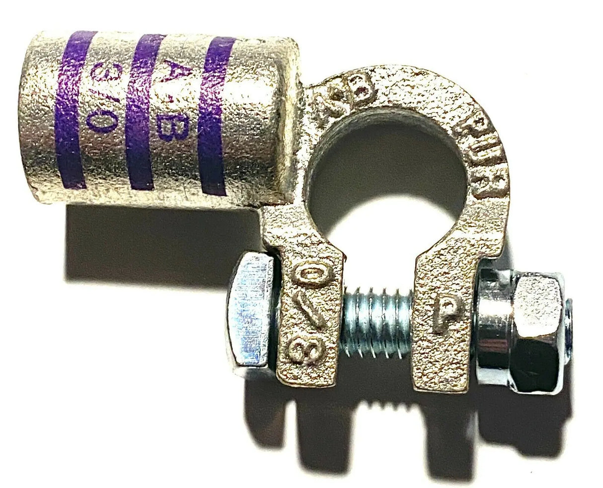 Battery Cable Ends Copper Top Post 90 DEG Terminal Connectors 2 GAUGE THUR 4/0 ac/dc wire and supply