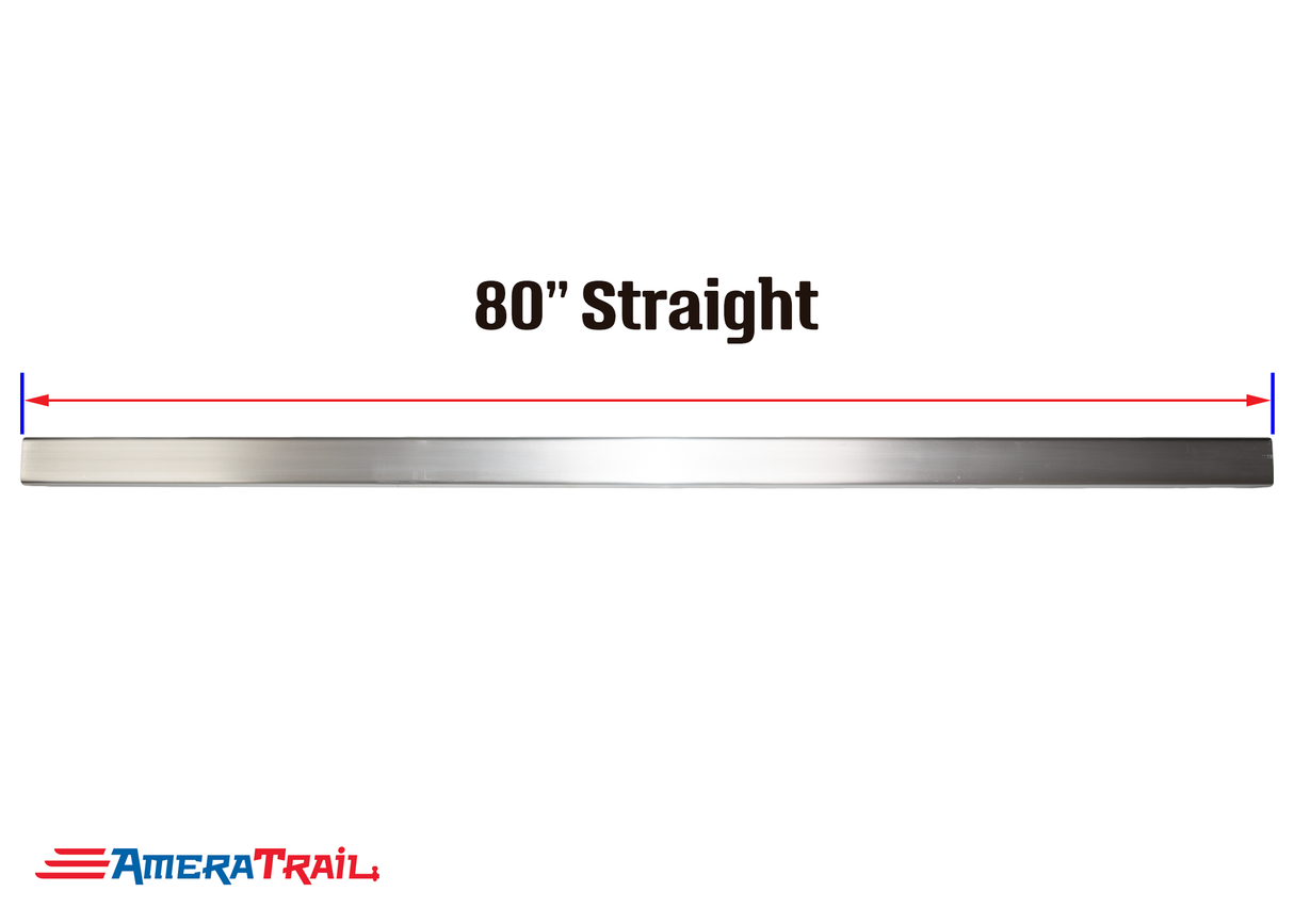 80 X 3 X 3" Straight Cross Member, 1/4" Wall, Structural Aluminum