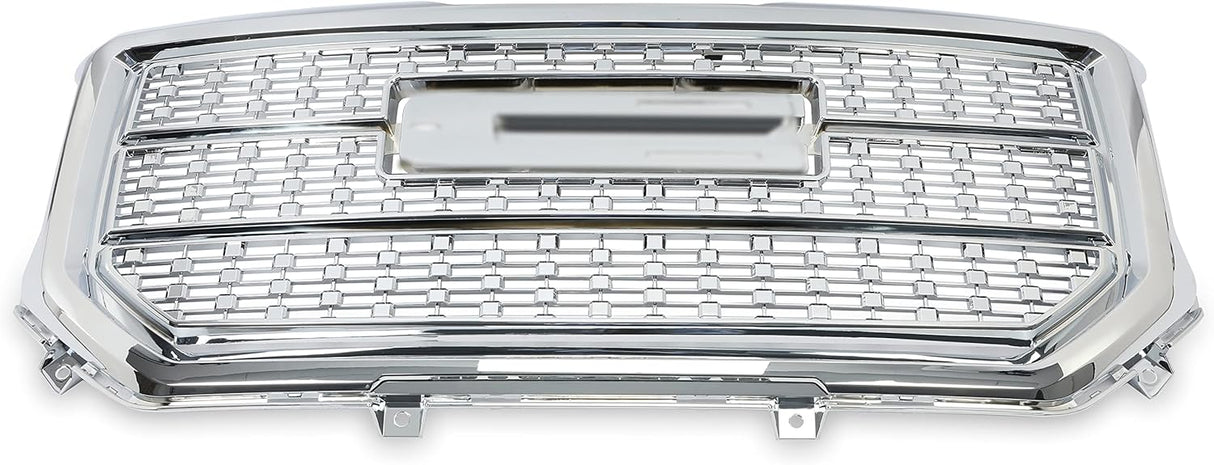 Front Bumper Grill Compatible with 2016-2018 GMC Sierra 1500