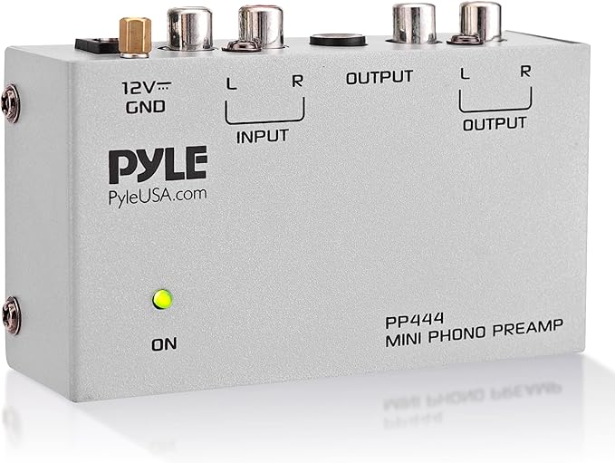 Pyle Ultra-Compact Phono Turntable Preamp Pyle
