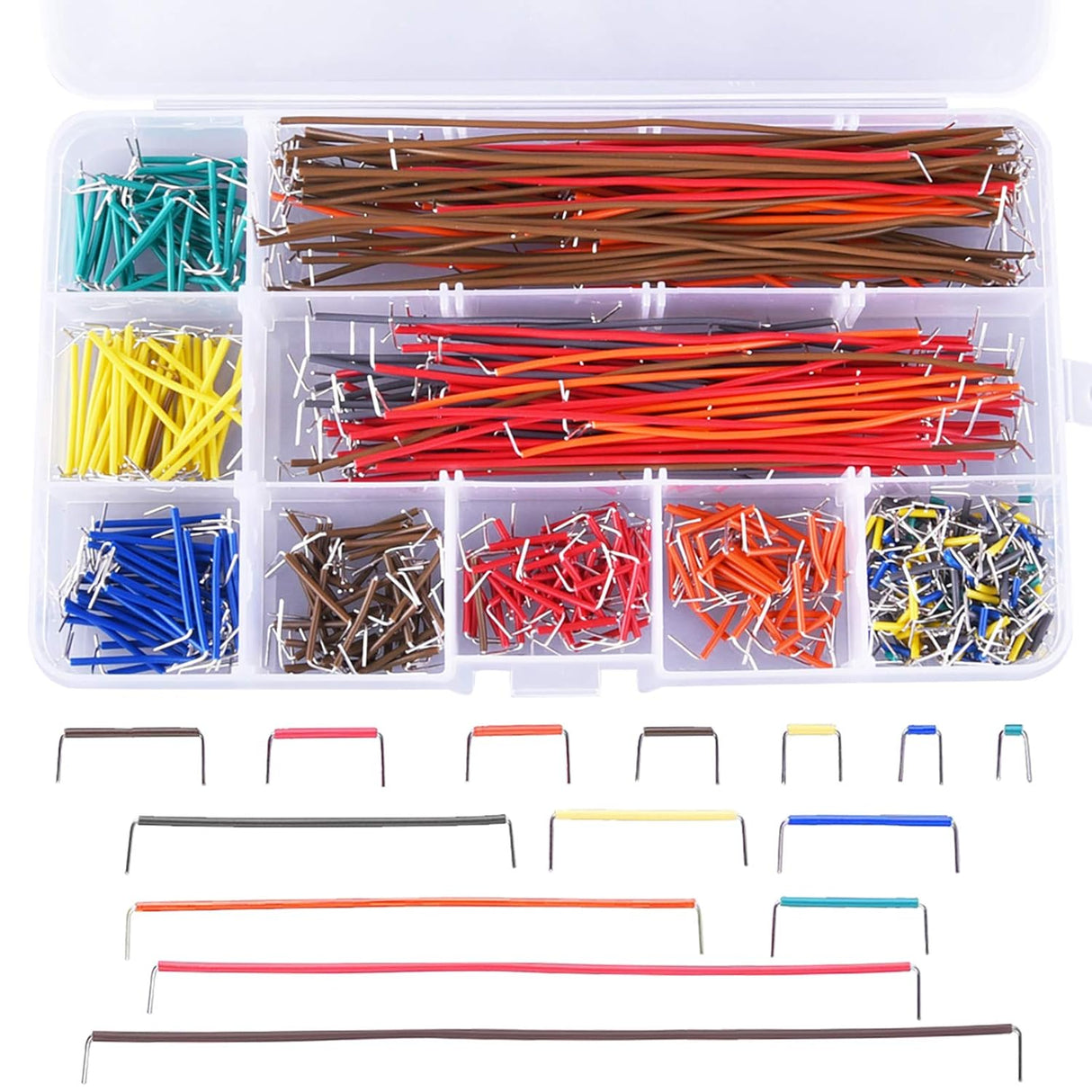 560-Piece Breadboard Jumper Wire Kit TekShack
