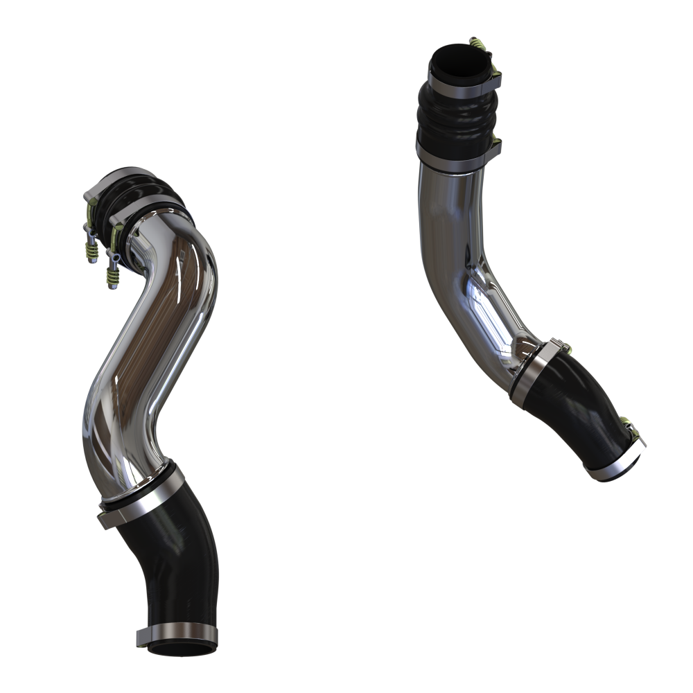 Intercooler Pipe and Boot Set, 2013-2018 Ram 2500/3500 Cummins 6.7L S&B