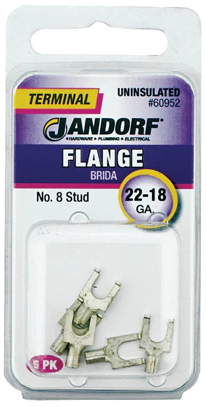 Term Flange 22-18 Unins #8 Stud #60952 Jandorf