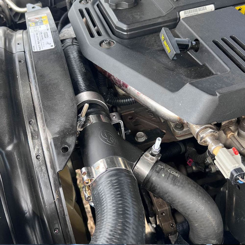 Aluminum Coolant Y-Pipe For 2013-2015 Dodge Ram Cummins 6.7L (Dual Radiator) S&B