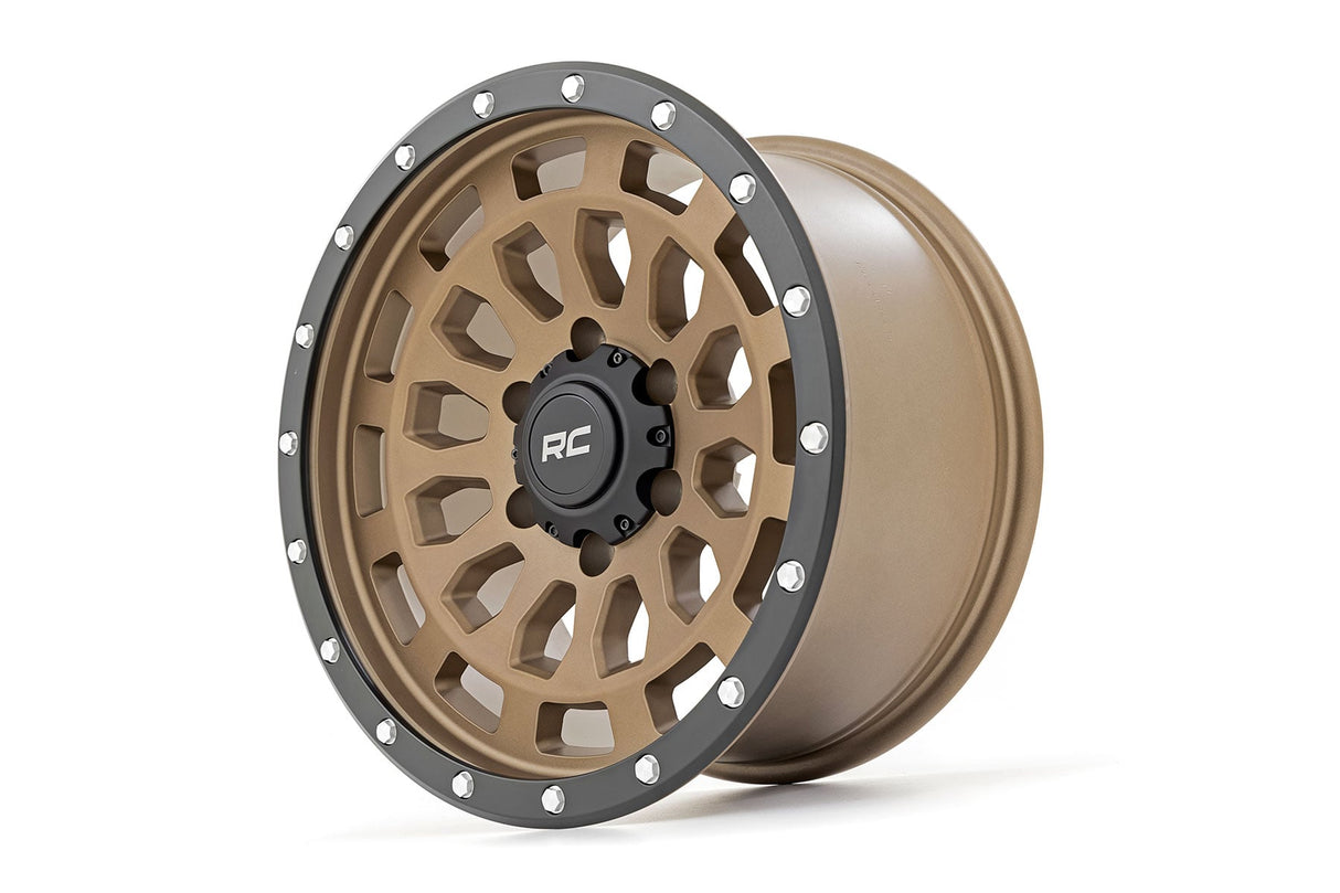 Rough Country 87 Series Wheel Simulated Beadlock 17x8.5