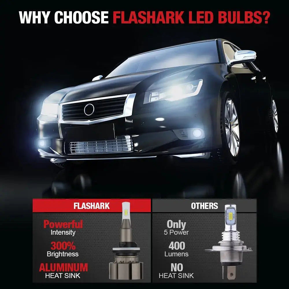 LF1 881 LED Fog Light Bulbs 6500K 5500LM 2Pcs