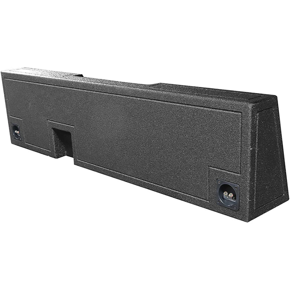 QPower QBGMC12 12" Dual Subwoofer Enclosure for GMC/Chevy 2007-2019 Single Cab