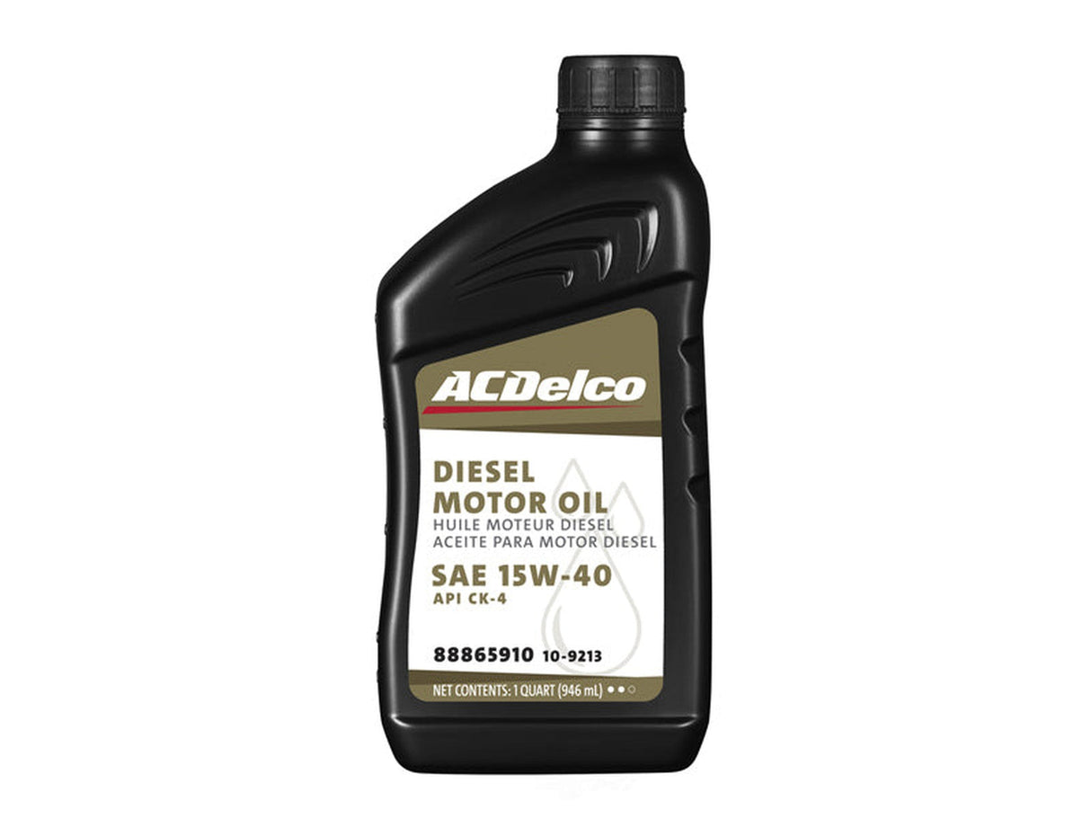 ACDelco 88865910 OE Engine Oil 15W-40 CK-4, 1 Quart, 2001-2024 GM 6.6L Duramax LB7 LLY LBZ LMM LML L5P GM