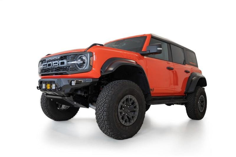 Addictive Desert Designs Bomber Front Bumper with Baja Designs LP4 Mounts | 2022+ Ford Bronco Raptor